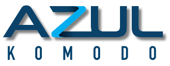 Azul drop shadow logo Azul Komodo